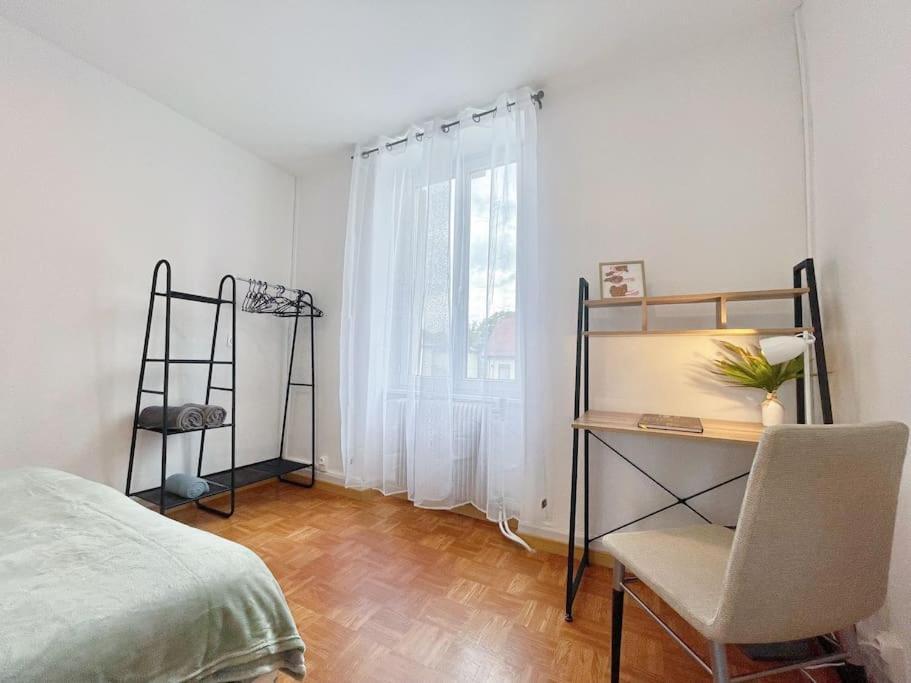 1 Appartement 3P Ideal Famille Travail Renove Lumineux Parking Gratuit Mulhouse Exteriör bild